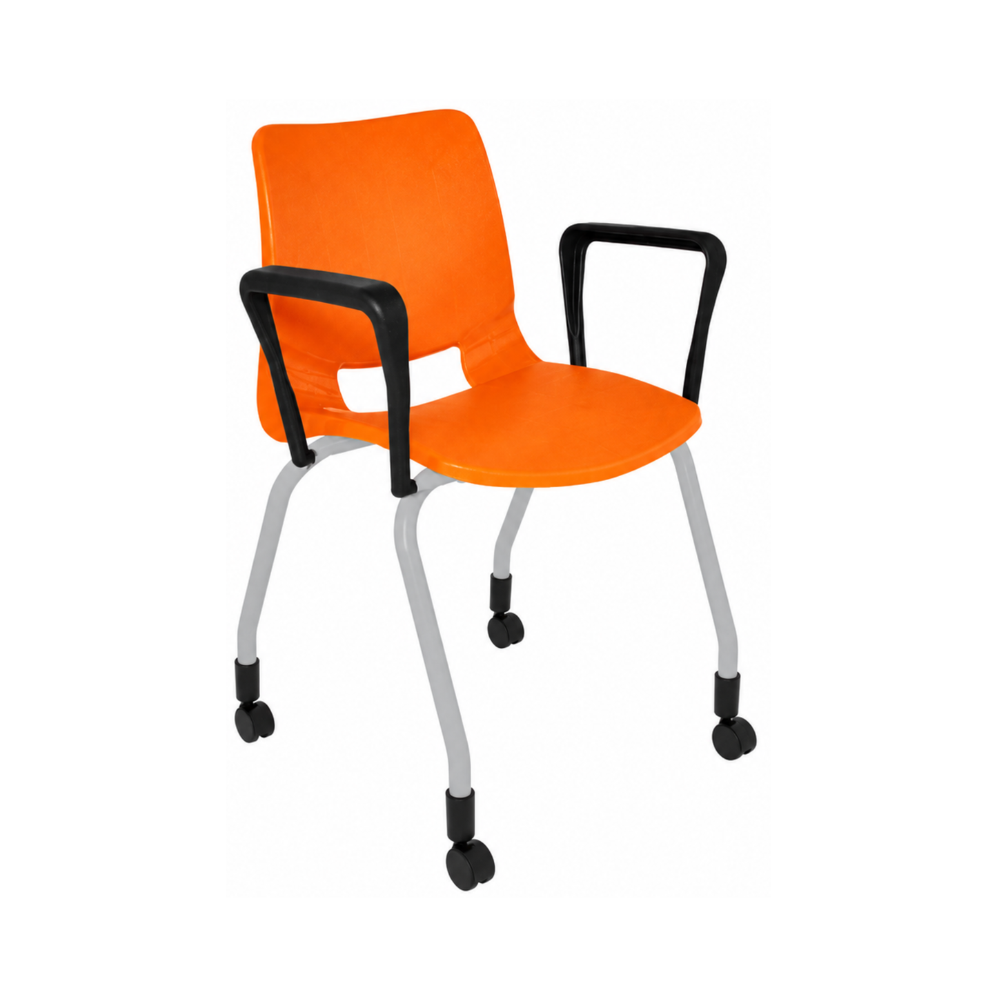 SILLA SECRETARIAL APILABLE BOLD CON BRAZOS PINTADA SBA-310