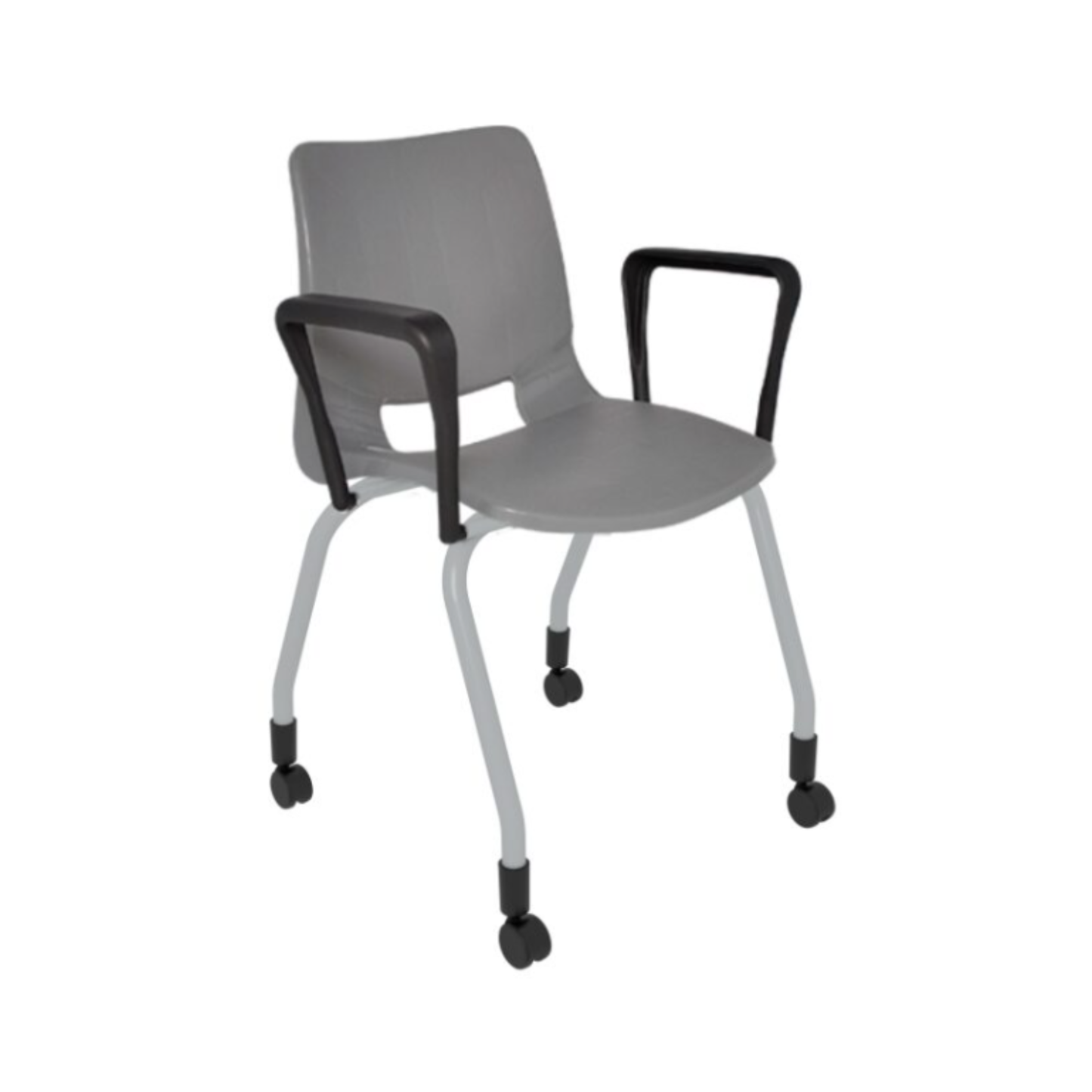 SILLA SECRETARIAL APILABLE BOLD CON BRAZOS PINTADA SBA-310