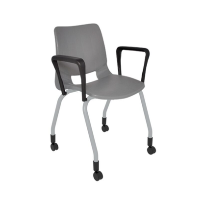SILLA SECRETARIAL APILABLE BOLD CON BRAZOS PINTADA SBA-310