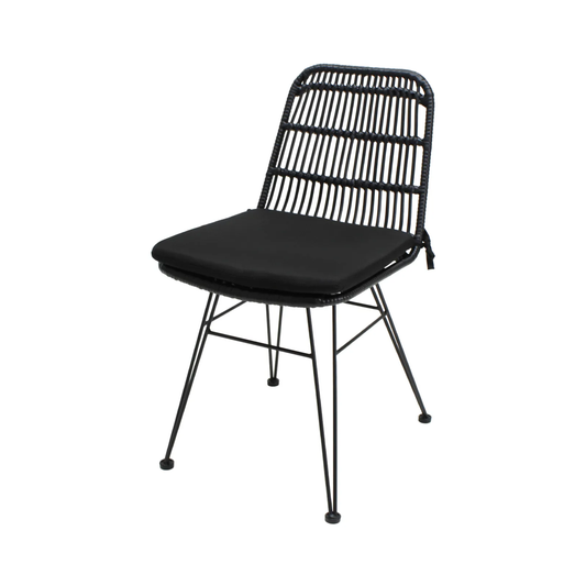 SILLA DE EXTERIOR GUYANA NEGRA