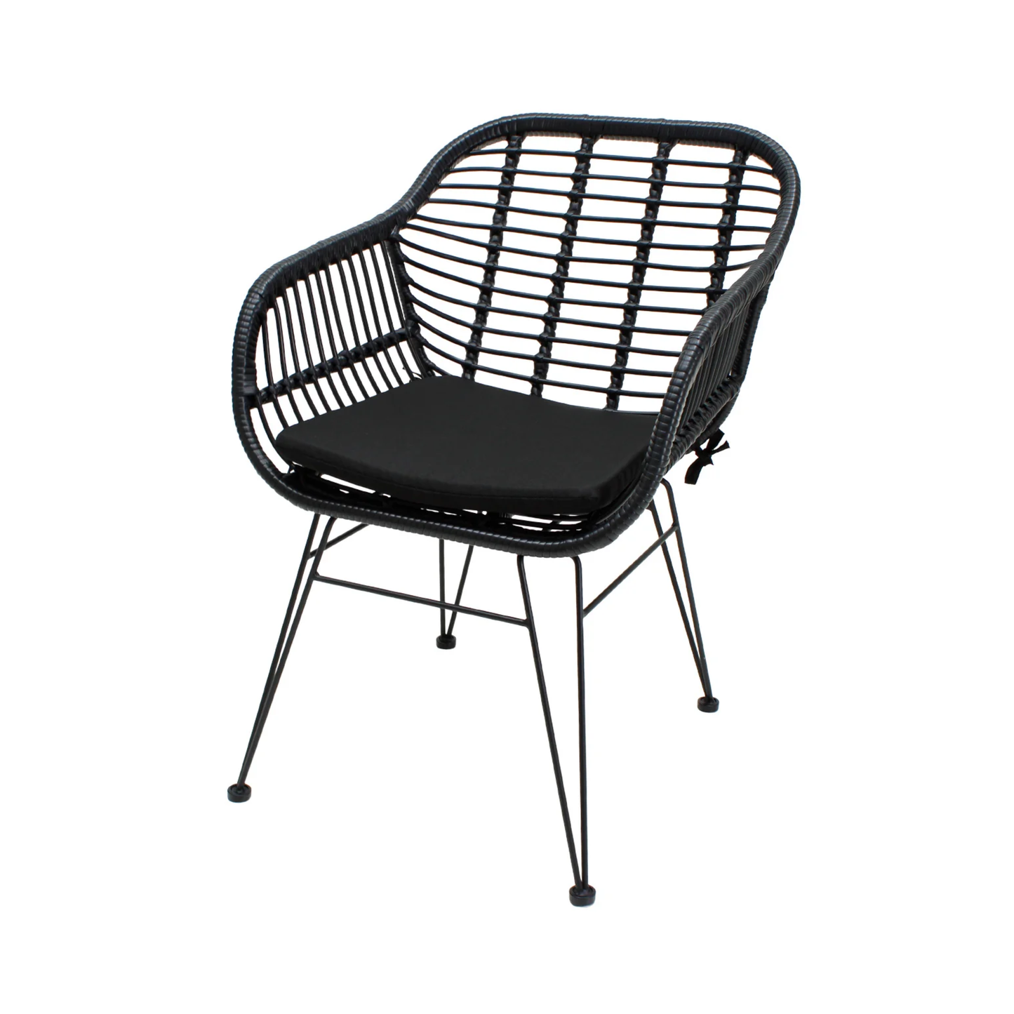 SILLA DE EXTERIOR TOBAGO NEGRA
