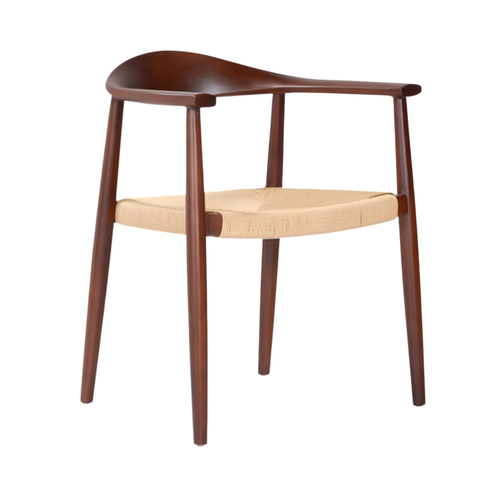 SILLA MONACO CON BRAZO ASIENTO TEJIDO