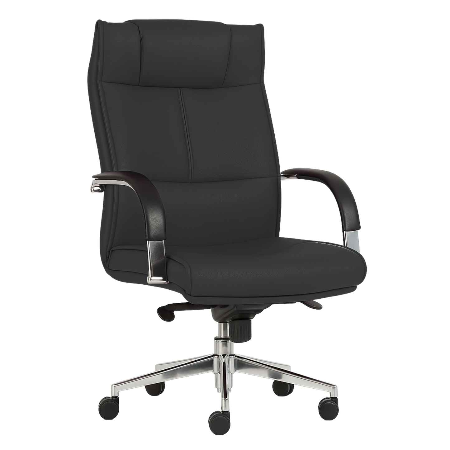 EJECUTIVO RESPALDO ALTO TELA NEW LEATHER BM-190-N