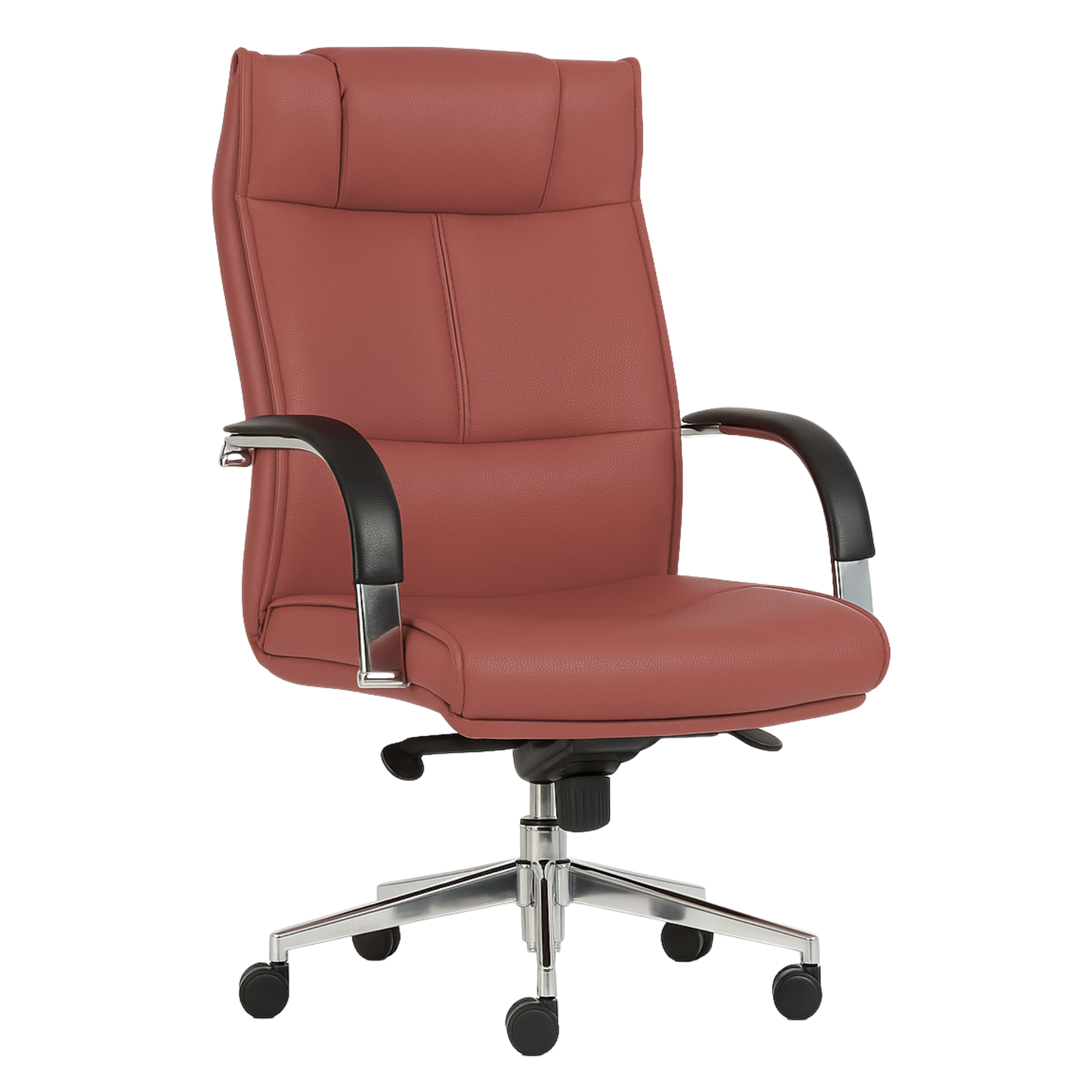 EJECUTIVO RESPALDO ALTO TELA NEW LEATHER BM-190-N