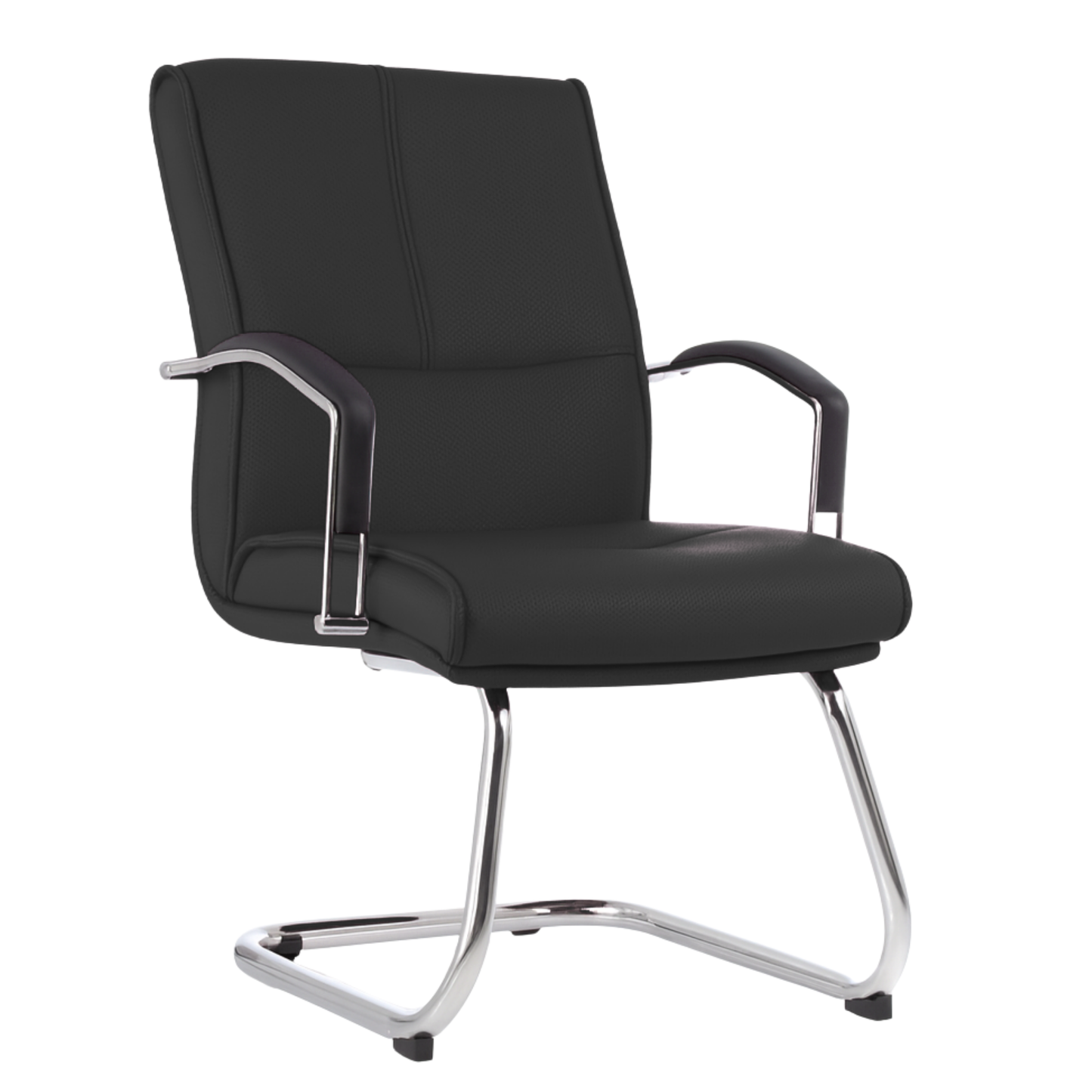 SILLON PARA VISITANTE TELA NEW LEATHER BM-93-N
