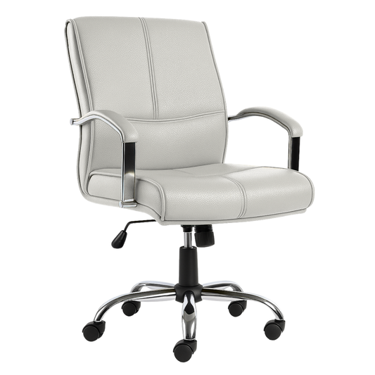 EJECUTIVO RESPALDO MEDIO GREEN LEATHER BM-91-G