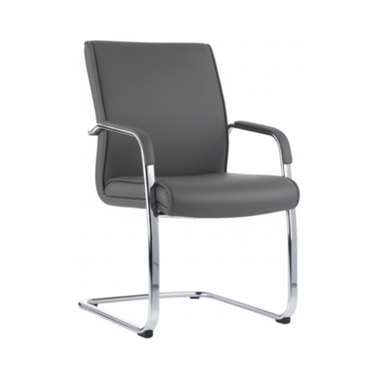 SILLON PARA VISITANTE TELA NEW LEATHER BM-4005-N