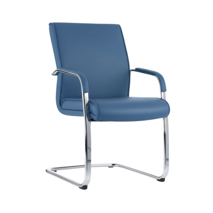 SILLON PARA VISITANTE TELA NEW LEATHER BM-4005-N