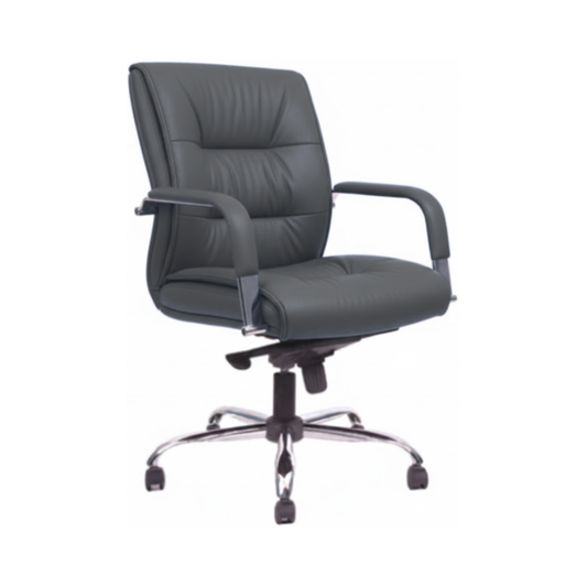 EJECUTIVO RESPALDO MEDIO TELA NEW LEATHER BM-4501-N