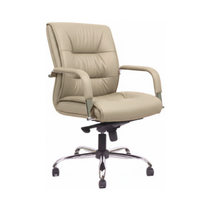 EJECUTIVO RESPALDO MEDIO TELA NEW LEATHER BM-4501-N