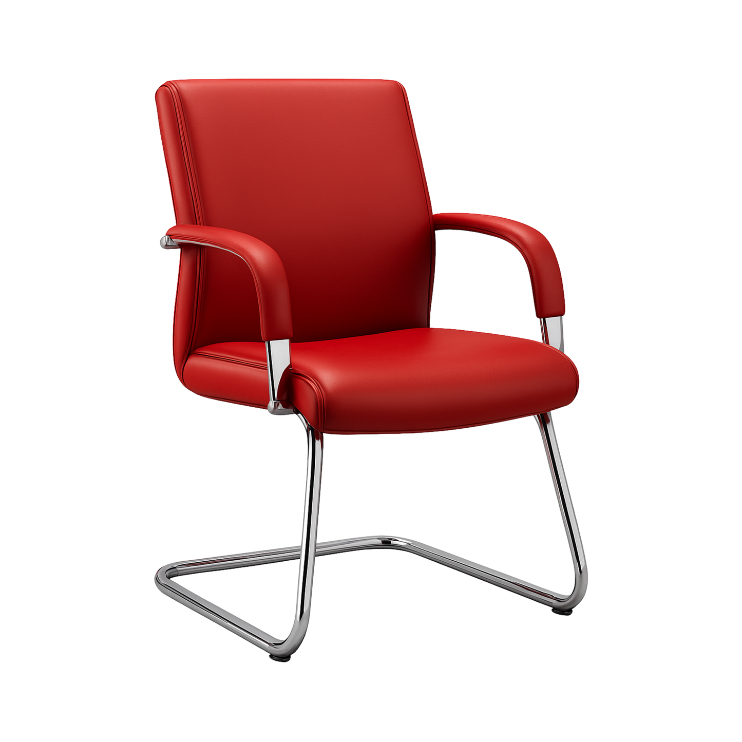 SILLON PARA VISITANTE TELA NEW LEATHER BM-4003-N