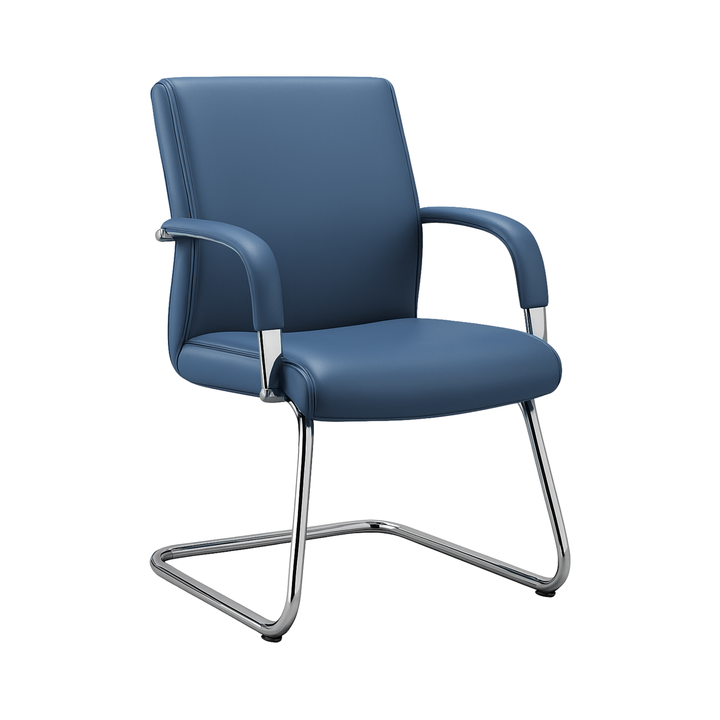 SILLON PARA VISITANTE TELA NEW LEATHER BM-4003-N