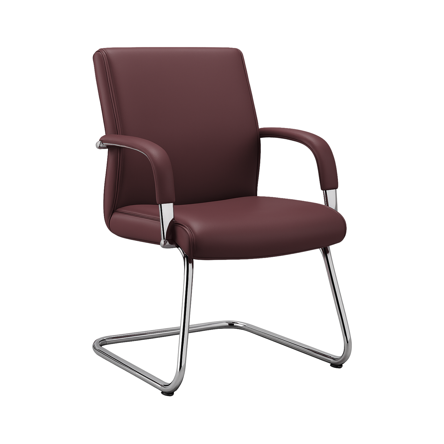 SILLON PARA VISITANTE TELA NEW LEATHER BM-4003-N