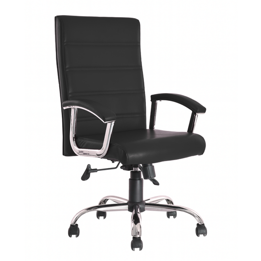 SILLON EJECUTICO RESPALDO ALTO PIEL BM-1700-MX-P