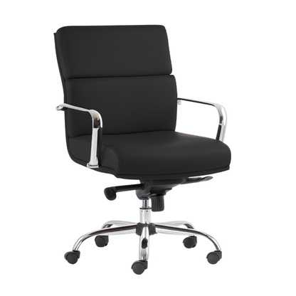 SILLON EJECUTIVO RESPALDO MEDIO TELA BM-1601-T