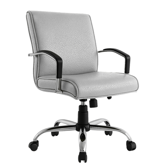 EJECUTIVO RESPALDO MEDIO GREEN LEATHER BM-41-G