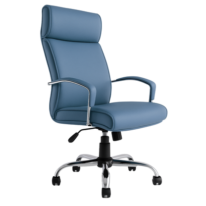 EJECUTIVO RESPALDO ALTO GREEN LEATHER BM-40-G