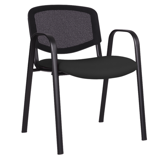 SILLA PARA VISITANTE BM-650-R-NET-N