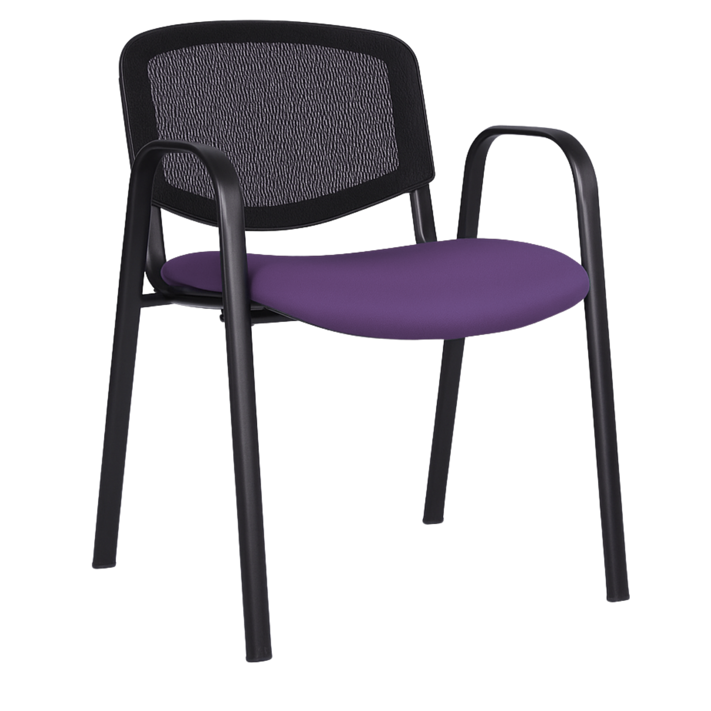 SILLA PARA VISITANTE BM-650-R-NET-N
