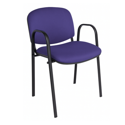SILLA DE VISITA ISO PINTADA CON BRAZOS VI-110