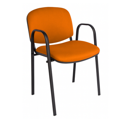 SILLA DE VISITA ISO PINTADA CON BRAZOS VI-110