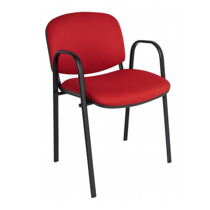 SILLA DE VISITA ISO PINTADA CON BRAZOS VI-110