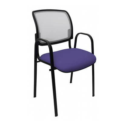 SILLA DE VISITA MESH CON BRAZOS VM-110