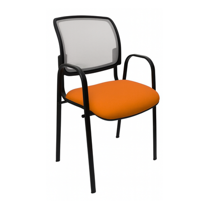 SILLA DE VISITA MESH CON BRAZOS VM-110