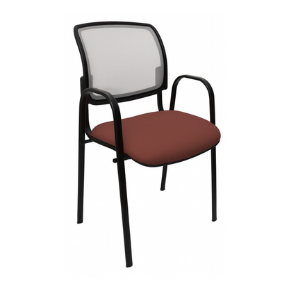 SILLA DE VISITA MESH CON BRAZOS VM-110