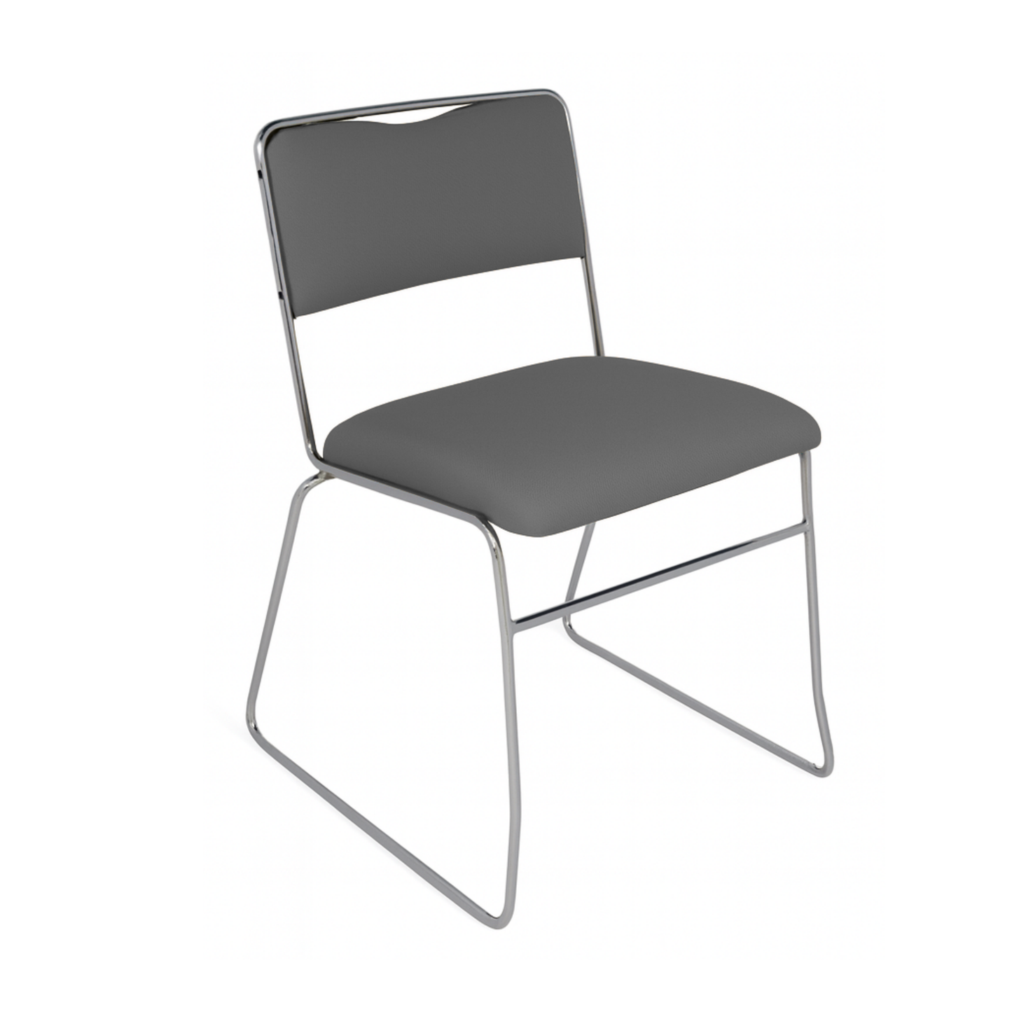 SILLA DE VISITA CONVENCIONES CROMADA VC-700
