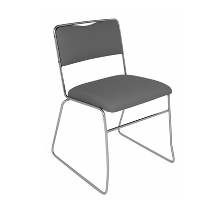 SILLA DE VISITA CONVENCIONES CROMADA VC-700