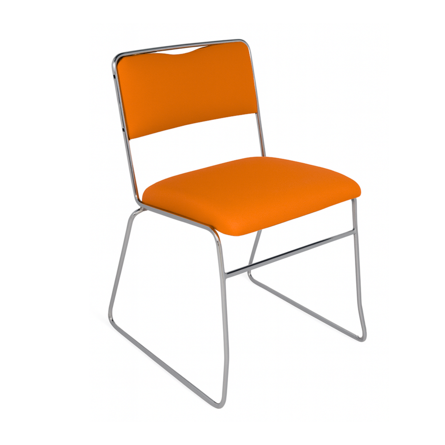 SILLA DE VISITA CONVENCIONES CROMADA VC-700