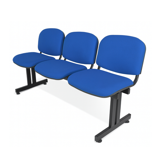 BANCA TANDEM ISO TAPIZADA 3 PLAZAS TI3-100