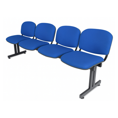 BANCA TANDEM ISO TAPIZADA 4 PLAZAS TI4-100