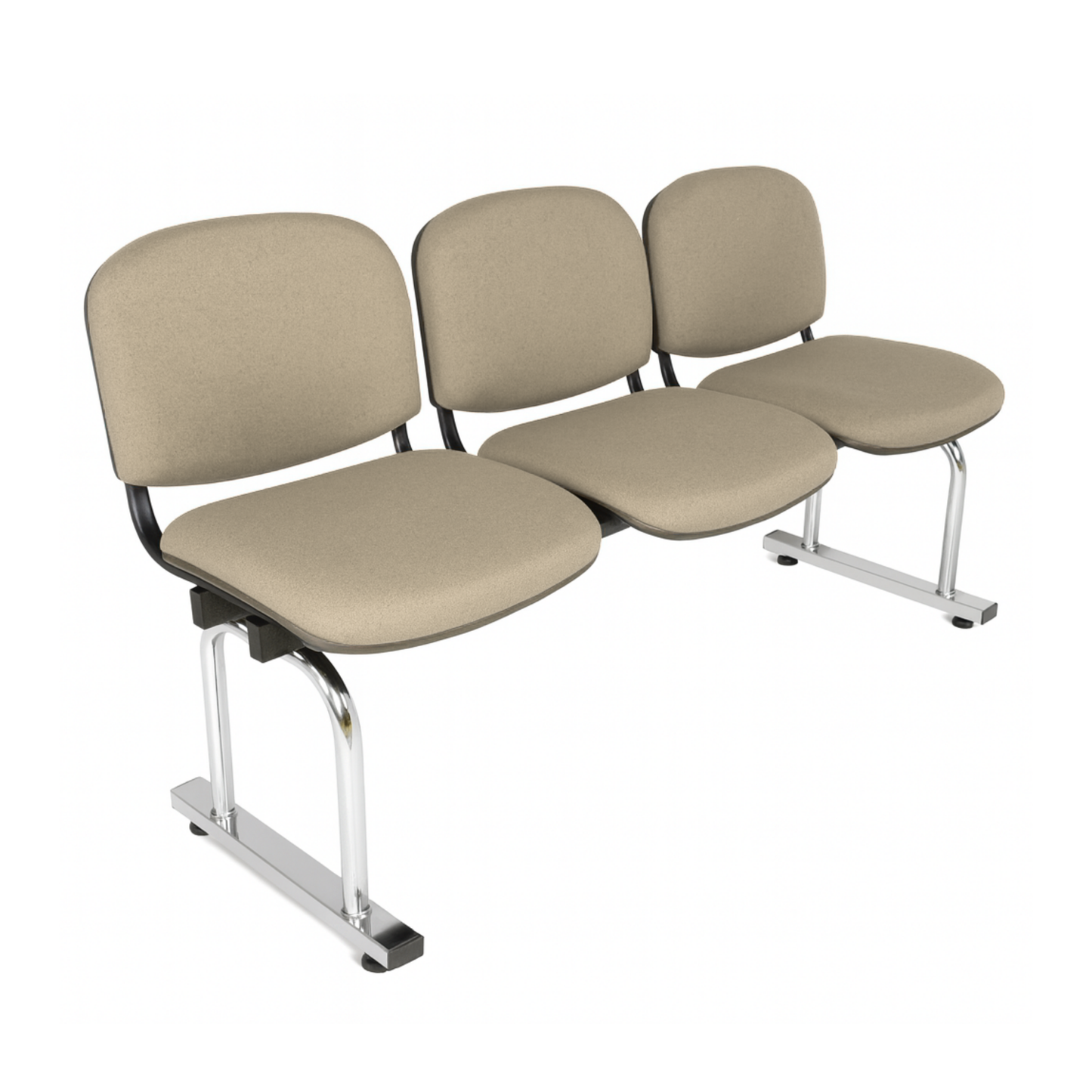 BANCA TANDEM ISO CROMADA 3 PLAZAS TC3-700