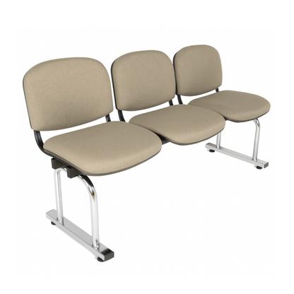 BANCA TANDEM ISO CROMADA 3 PLAZAS TC3-700