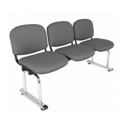 BANCA TANDEM ISO CROMADA 3 PLAZAS TC3-700
