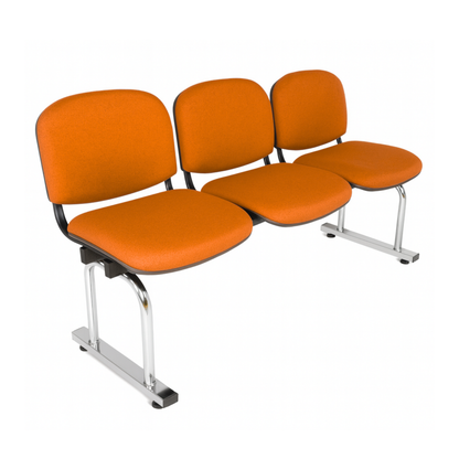 BANCA TANDEM ISO CROMADA 3 PLAZAS TC3-700