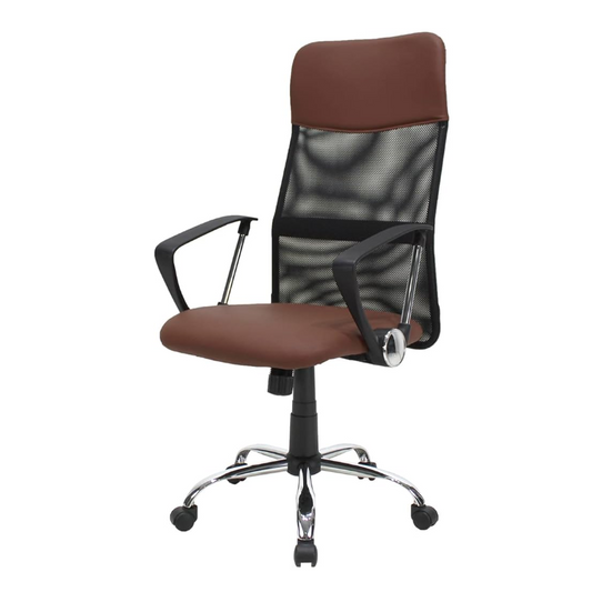 SILLA EJECUTIVA JM-2006A MESH CAFÉ