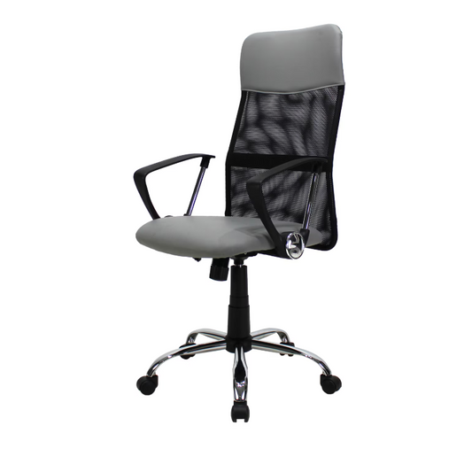 SILLA EJECUTIVA JM-2006A MESH GRIS
