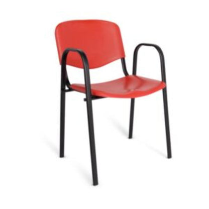 SILLA DE VISITA NOVA PINTADA CON BRAZOS VN-013