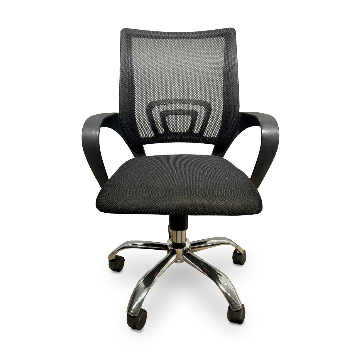 SILLA SECRETARIAL JM-107 MESH NEGRO