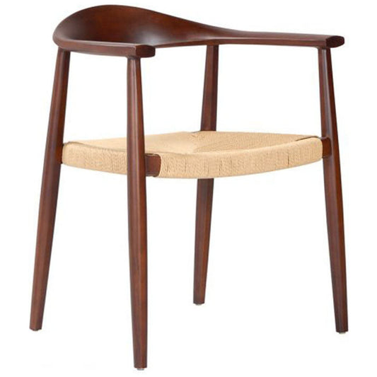 SILLA MONACO CON BRAZO ASIENTO TEJIDO
