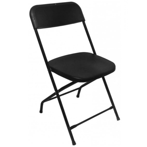 SILLA PLEGABLE PP NEGRO