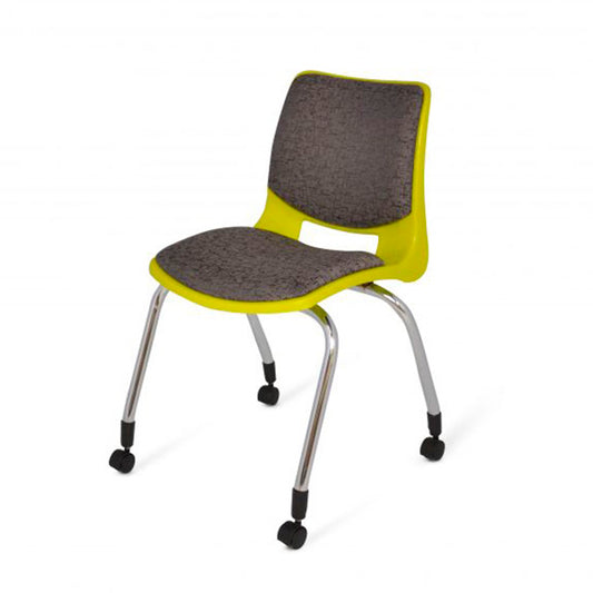 SILLA SECRETERIAL APILABLE BOLD TAPIZADA PINTADA