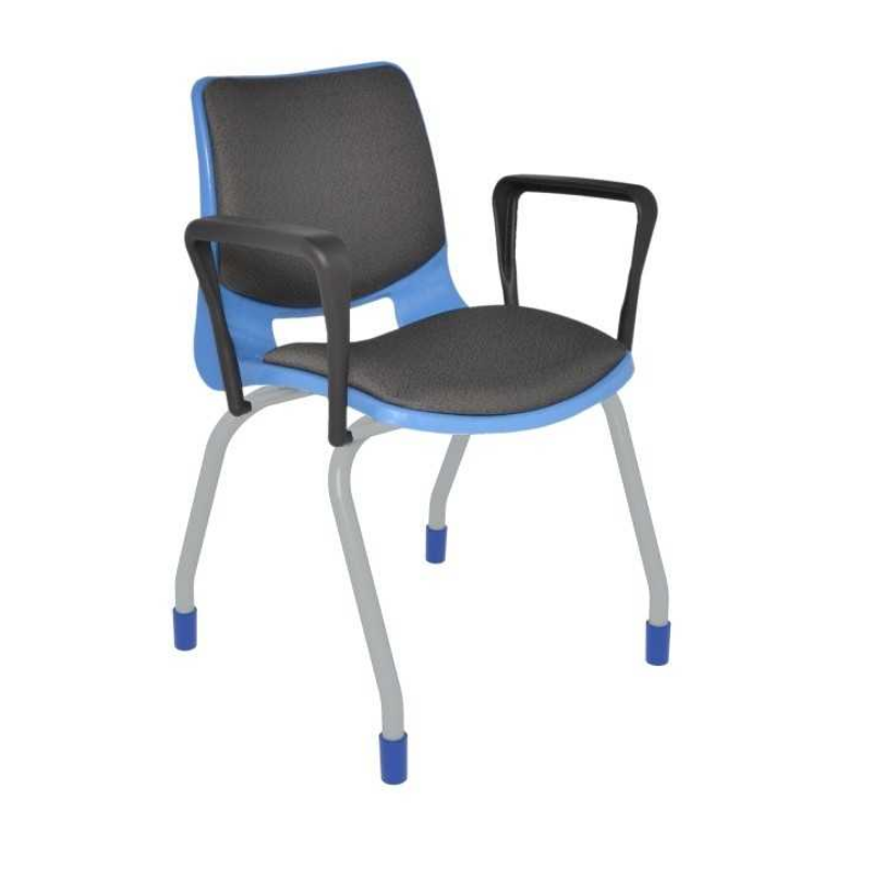 SILLA BOLD PINTADA CON BRAZOS Y TAPIZADA PINTADA EB-110