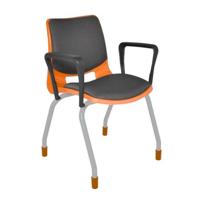SILLA BOLD PINTADA CON BRAZOS Y TAPIZADA PINTADA EB-110