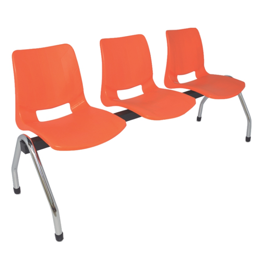 TB2-503 BANCA BOLD CROMADA 3 PLAZAS